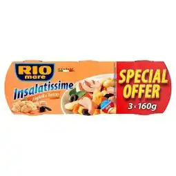 Billa Rio Mare Insalatissime 3x 160g, vybrané druhy nabídka