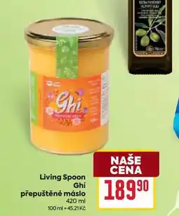 Billa Living Spoon Ghi přepuštěné máslo 420 ml nabídka