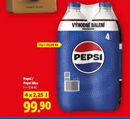 Lidl Pepsi / pepsi max nabídka