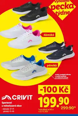 Lidl Sportovní a volnočasová obuv nabídka