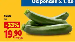 Lidl Cuketa nabídka