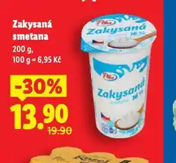 Lidl Zakysaná smetana nabídka