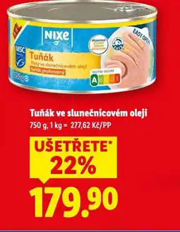 Lidl Tuňák ve slunečnicovém oleji nabídka