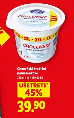 Lidl Choceňské tradiční pomazánkové nabídka