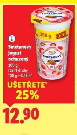 Lidl Smetanový jogurt ochucený nabídka