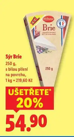 Lidl Sýr brie nabídka