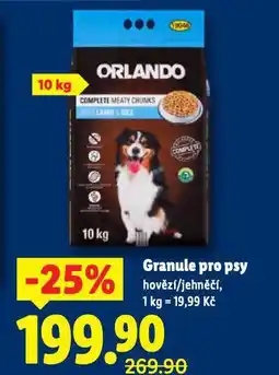 Lidl Orlando granule pro psy nabídka
