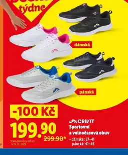 Lidl Sportovní a volnočasová obuv nabídka