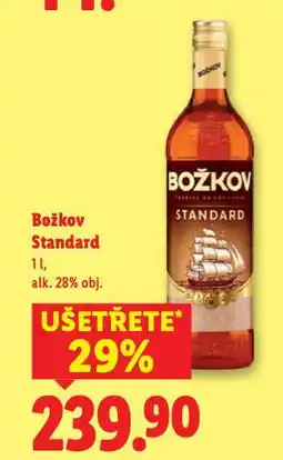 Lidl Božkov standard nabídka