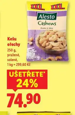 Lidl Kešu ořechy nabídka