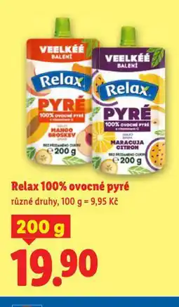 Lidl Relax 100% ovocné pyré nabídka