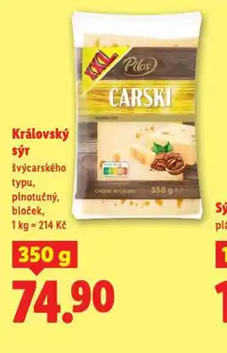Lidl Královský sýr nabídka