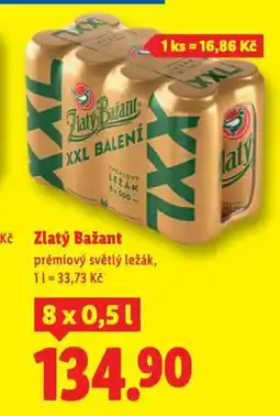 Lidl Pivo zlatý bažant nabídka