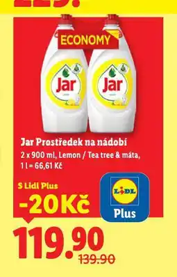 Lidl Jar prostředek na nádobí nabídka