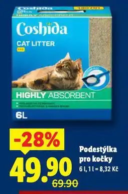 Lidl Coshida podestýlka pro kočky nabídka