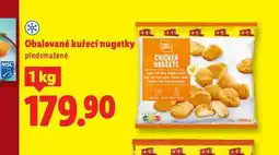 Lidl Obalované kuřecí nugetky nabídka