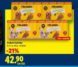 Lidl Orlando žvýkací tyčinky nabídka