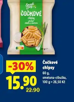 Lidl Čočkové chipsy nabídka