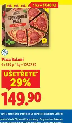 Lidl Pizza salami nabídka