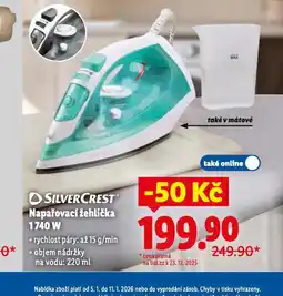 Lidl Napařovací žehlička 1740 w nabídka
