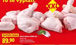 Lidl Kuřecí stehna a křídla mix nabídka