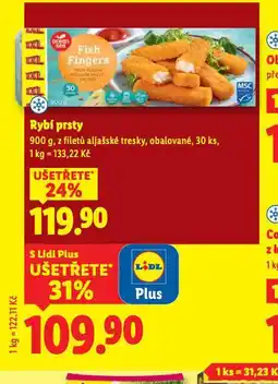 Lidl Rybí prsty nabídka