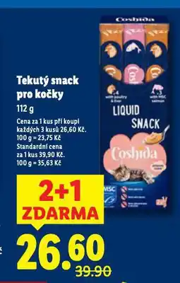 Lidl Tekutý snack pro kočky nabídka