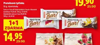 Lidl Proteinová tyčinka nabídka