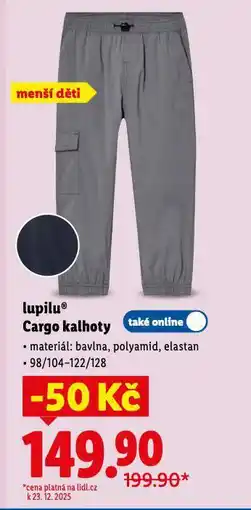 Lidl Cargo kalhoty nabídka
