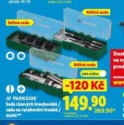 Lidl Sada rázových šroubováků nabídka
