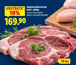 Lidl Vepřová krkovice bez kosti nabídka
