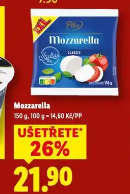 Lidl Mozzarella nabídka