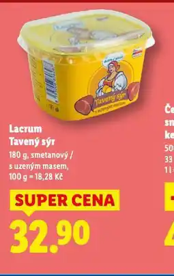 Lidl Lacrum tavený sýr nabídka