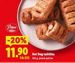 Lidl Hot dog taštička nabídka