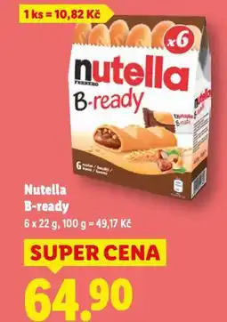 Lidl Nutella b-ready nabídka