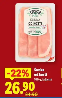 Lidl Šunka od kosti nabídka