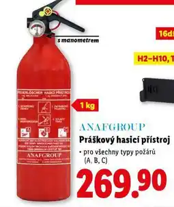 Lidl Práškový hasicí přístroj nabídka