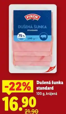 Lidl Dušená šunka standard nabídka