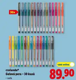 Lidl Gelová pera nabídka