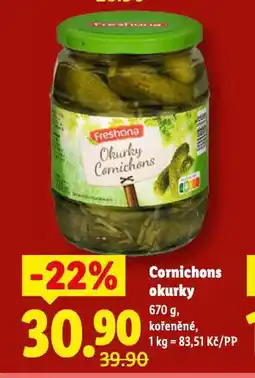 Lidl Cornichons okurky nabídka