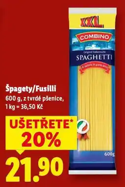 Lidl Fusilli nabídka