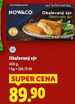 Lidl Obalovaný sýr nabídka