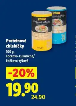 Lidl Proteinové chlebíčky nabídka