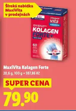 Lidl Maxivita kolagen forte nabídka