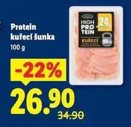 Lidl Protein kuřecí šunka nabídka