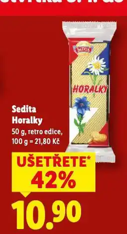 Lidl Sedita horalky nabídka