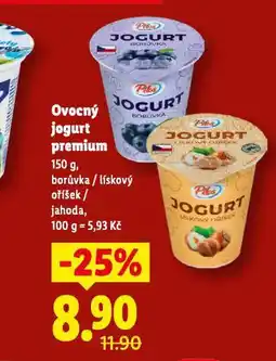 Lidl Ovocný jogurt premium nabídka
