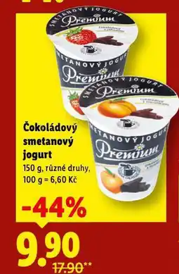 Lidl Čokoládový smetanový jogurt nabídka