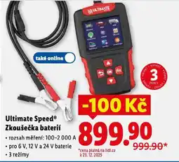 Lidl Zkoušečka baterií nabídka