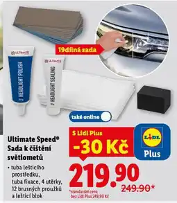 Lidl Sada k čištění světlometů nabídka
